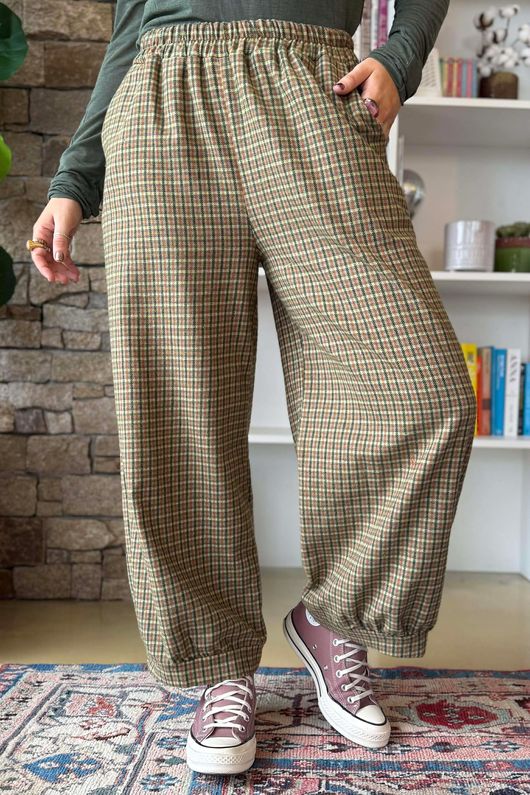 Donald Demi Bloom Pant Olive /14=